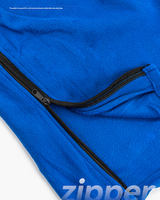 Blue Versatile Double-Sided Fleece Bag Liner - Lightweight & Portable Travel Blanket for Camping & Outdoors