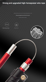 Short Red Ultralight Foldable Hiking Pole - Adjustable Aluminium Trekking Stick with EVA Grip for Outdoor Walking & Climbing