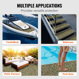 VEVOR EVA Boat Decking: 94.5" × 35.4" (2400 × 899 mm), 6 mm Self-Adhesive Non-Slip Marine Flooring  23.2 sq.ft (2.16 m²)