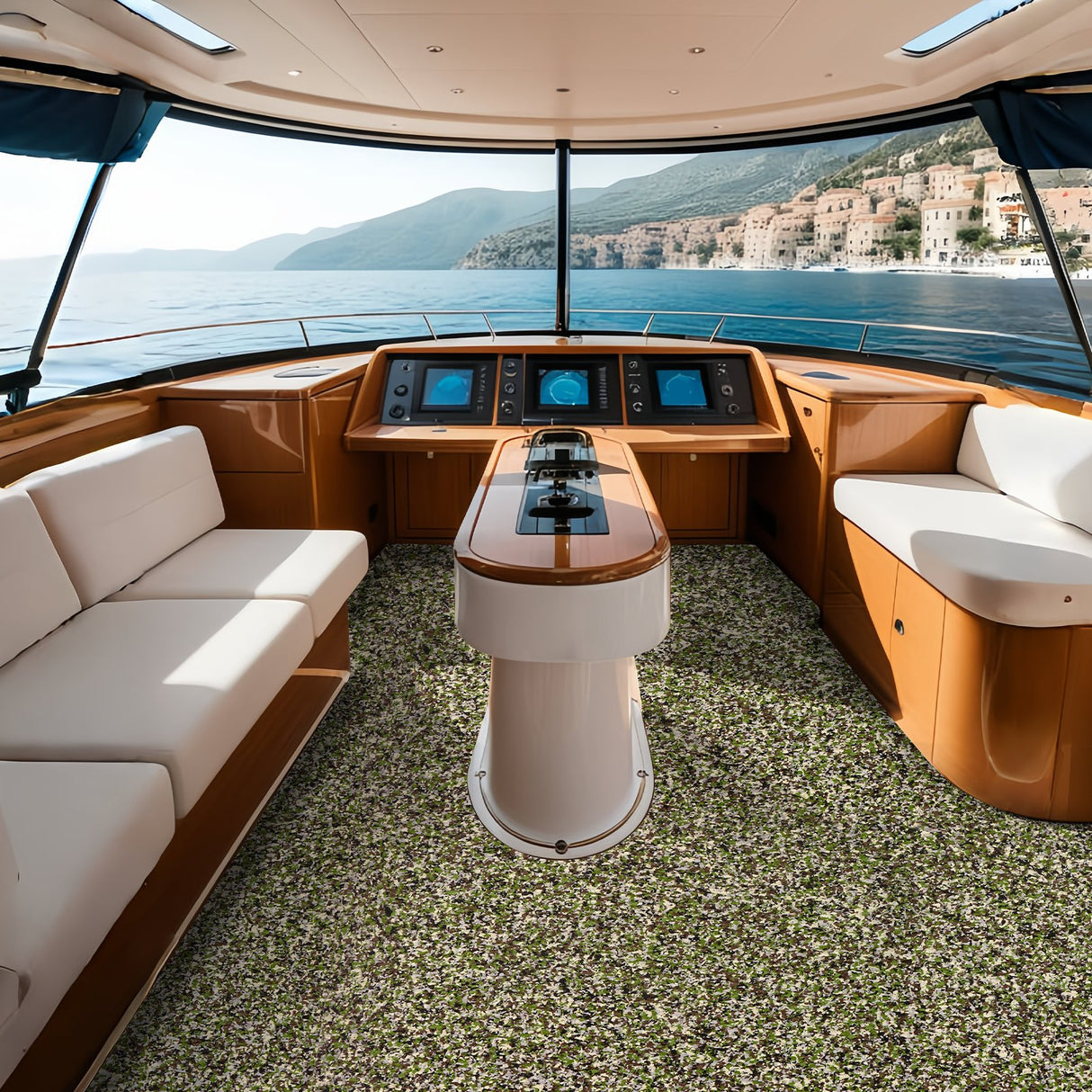 VEVOR EVA Boat Decking: 94.5" × 35.4" (2400 × 899 mm), 6 mm Self-Adhesive Non-Slip Marine Flooring  23.2 sq.ft (2.16 m²)