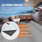 VEVOR EVA Boat Decking: 94.5" × 35.4" (2400 × 899 mm), 6 mm Self-Adhesive Non-Slip Marine Flooring  23.2 sq.ft (2.16 m²)