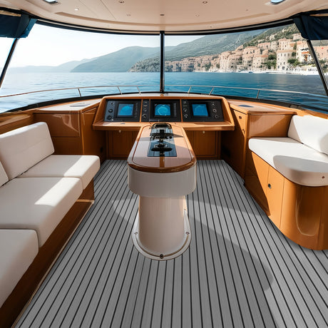 VEVOR EVA Boat Decking: 94.5" Ã— 45.7" (2400 Ã— 1161 mm), 6 mm Self-Adhesive Non-Slip Marine Flooring  29.9 sq.ft (2.78 mÂ²)
