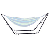 VEVOR Universal 2 Person Hammock Stand, Adjustable Heavy Duty 550 lbs Capacity Hammock Stand Fits 8-13 ft Hammocks for Outdoor and Indoor Portable Hammock Stand with Chain, Hook, and Carrying Bag