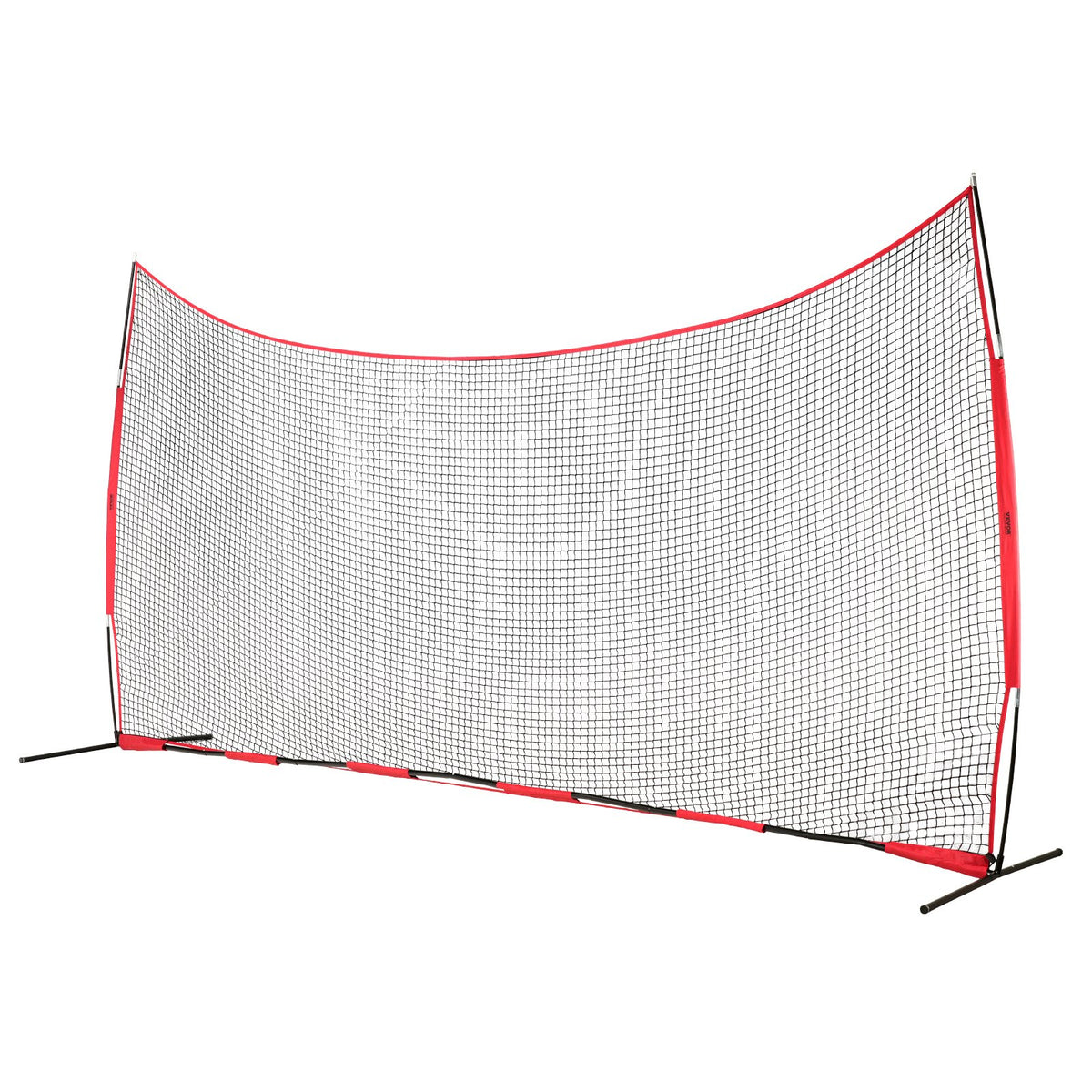 VEVOR Barricade Backstop Net, 20x10 ft Ball Sports Barrier Netting, Po