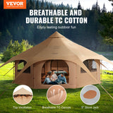 Canvas Bell Tent with Stove Jack