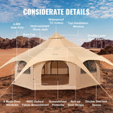 Canvas Bell Tent with Stove Jack