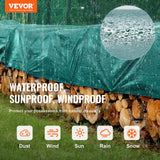 PVC Waterproof Tarp | 16.5 x 29.5 ft Heavy Duty | Green