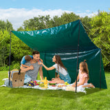 PVC Waterproof Tarp | 16.5 x 29.5 ft Heavy Duty | Green