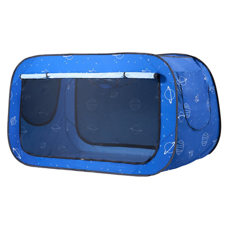 VEVOR Bed Tent, Pongee Fabric, 2 Doors Breathable Dream Tent with 8.5 mm Fiber Poles on Bed Privacy, Full Size Block out Light Sleeping Bed Canopy, Fit for Kids Playhouse and Adults Sleeping Tent