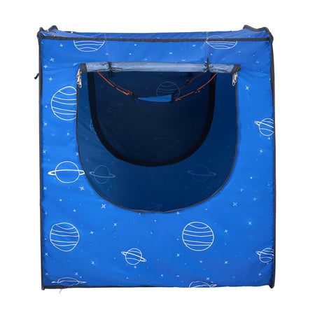 VEVOR Bed Tent, Pongee Fabric, 2 Doors Breathable Dream Tent with 8.5 mm Fiber Poles on Bed Privacy, Full Size Block out Light Sleeping Bed Canopy, Fit for Kids Playhouse and Adults Sleeping Tent