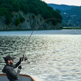 Rod and Fishing Reel Combo, IM6 Fiberglass & Carbon Fibre Spinning Rod and Reel Combo