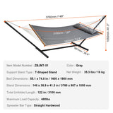 Double Quilted Fabric Hammock | Two Person | Stand included