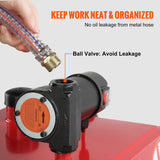 VEVOR 30 Gallon Fuel Caddy Portable Storage Tank 23.5 L/min with 180W Pump