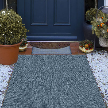 VEVOR Grey Marine Carpet: 6 ft × 23 ft (1.8 × 7.0 m), Marine-Grade Indoor/Outdoor Carpet with Waterproof TPR Backing, Non-Slip, Easy-Cut, Easy-Clean Carpet Roll