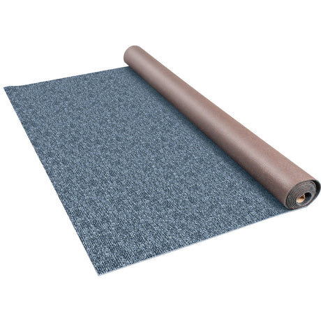 VEVOR Grey Marine Carpet: 6 ft × 23 ft (1.8 × 7.0 m), Marine-Grade Indoor/Outdoor Carpet with Waterproof TPR Backing, Non-Slip, Easy-Cut, Easy-Clean Carpet Roll