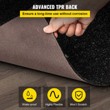 VEVOR Charcoal Black Marine Carpet – 6 ft × 13 ft, indoor/outdoor marine-grade carpet.