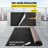 VEVOR Charcoal Black Marine Carpet – 6 ft × 13 ft, indoor/outdoor marine-grade carpet.