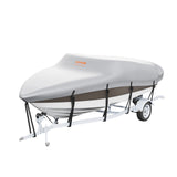 VEVOR Boat Cover 600D Waterproof 16-18.5 ft Boat Cover V-Hull Tri-Hull Runabout