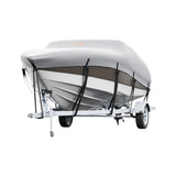 VEVOR Boat Cover 600D Waterproof 16-18.5 ft Boat Cover V-Hull Tri-Hull Runabout
