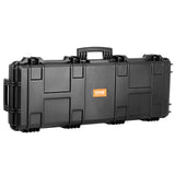VEVOR Rifle Case, Rifle Hard Case with 3 Layers Fully-protective Foams, 42 inch lockable Hard Gun Case with Wheels, IP67 Waterproof & Crushproof, for Two Rifles or Shotguns, Airsoft Gun