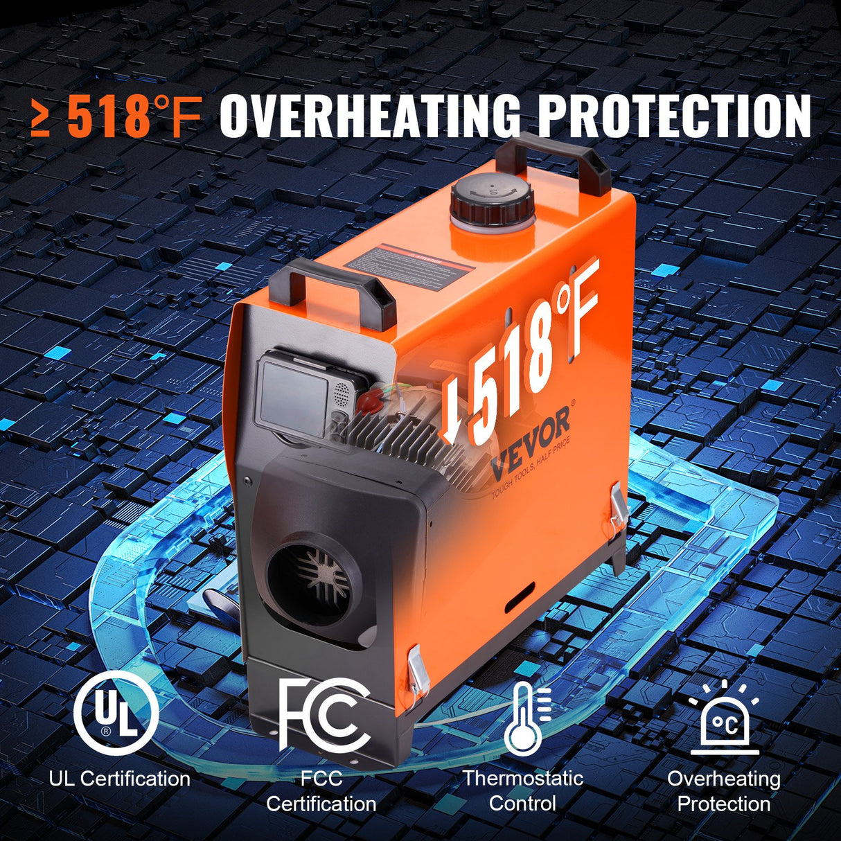 8KW Bluetooth Diesel Air Heater