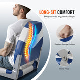 VEVOR Boat Seats, 555 mm High Back Boat Seat, Folding Boat Chair with Thickened Sponge Padding and Hinge, Fold-Down Boat Captain Chairs for Fishing Boat, Sightseeing Boat, Speedboat, Canoe, 2-Pack