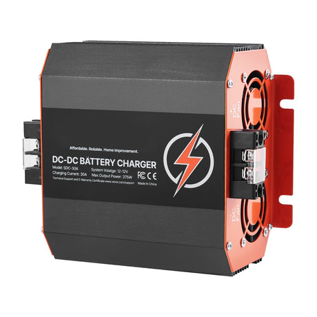 VEVOR 12V 30A DC to DC Charger Battery Charger 375W for Lead-Acid Lithium AGM
