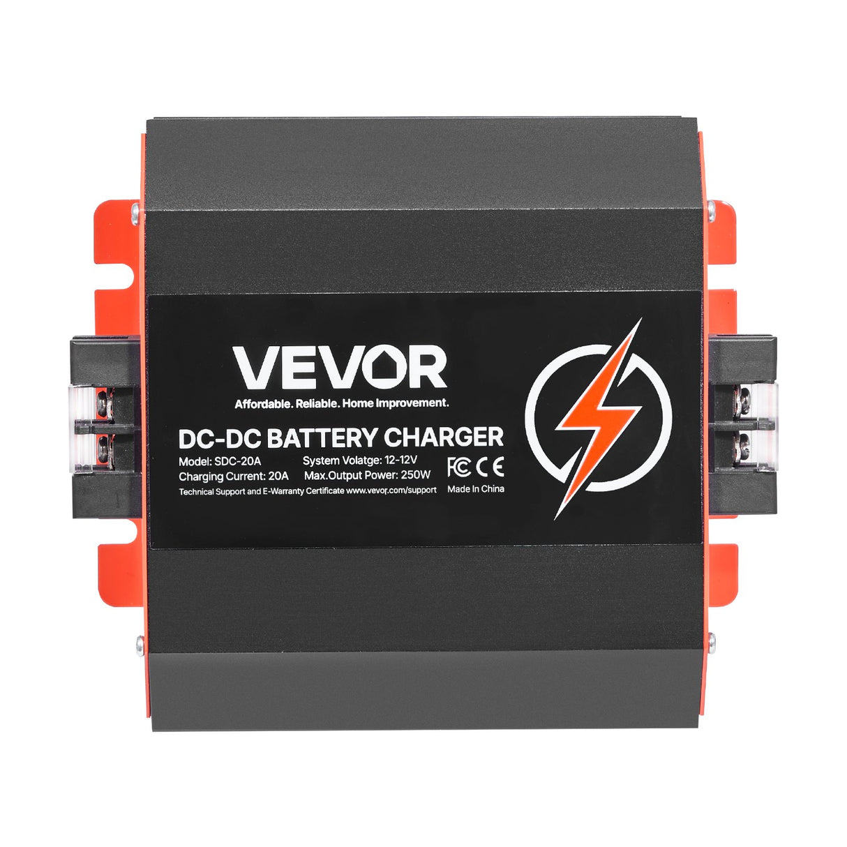 VEVOR 12V 20A DC to DC Charger Battery Charger 250W for Lead-Acid Lithium AGM