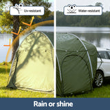Weisshorn Camping Tent Car SUV Rear Hatchback Tents Canopy Portable Outdoor Family green