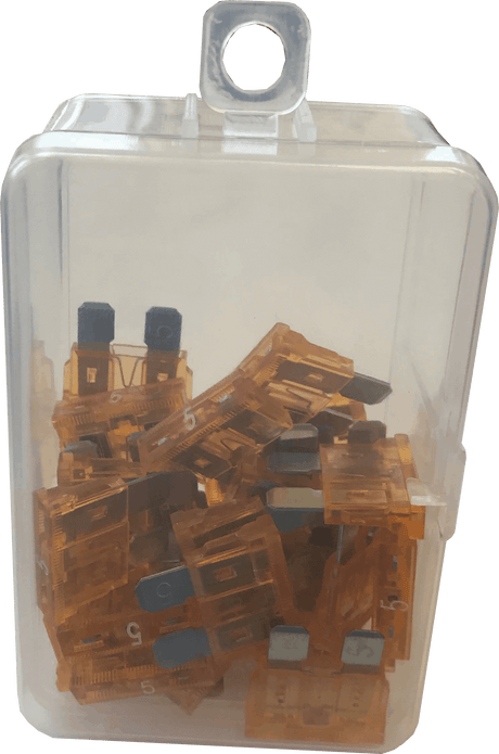 5A Led Indicator Blade Fuse Orange - 30 Pack