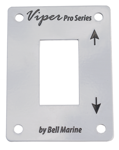 Aluminium Face Plate For Single Led Rocker Switch