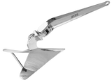 7Kg Polished Stainless Steel Plough Anchor