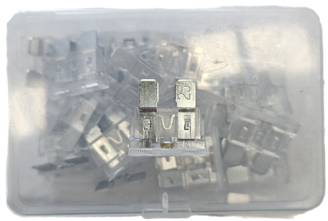 25A Blade Led Fuse Clear - 30 Pack