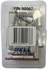 Cable Joiners M16 Tinned Copper - 30 Pack