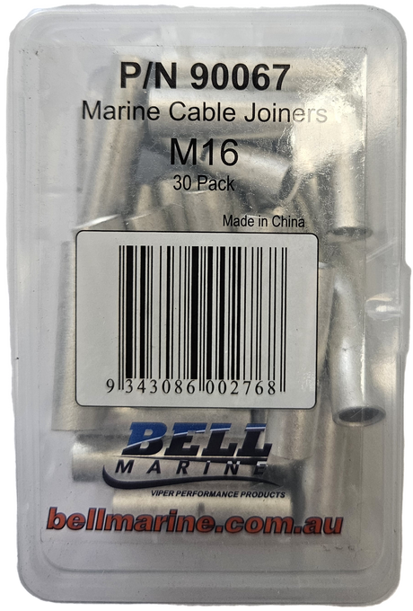 Cable Joiners M16 Tinned Copper - 30 Pack
