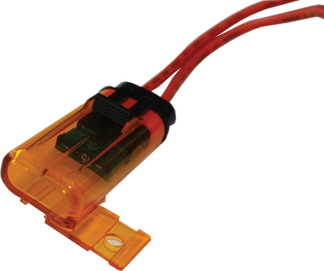 Waterproof Ip67 Orange Transparent Universal Fuse Holder- 30 Amp