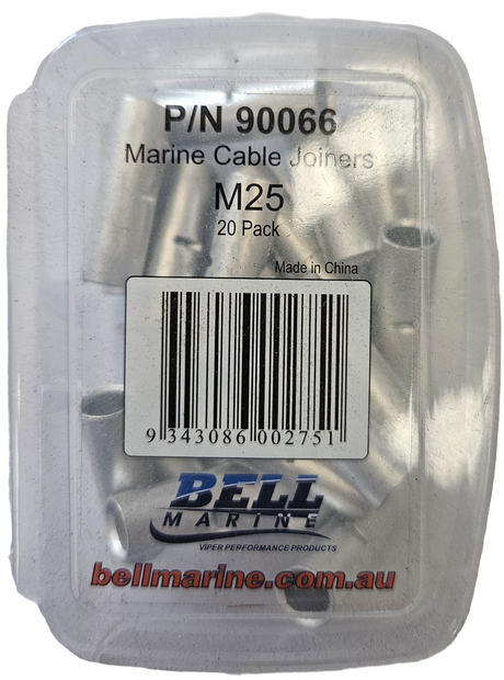 Cable Joiners M25 Tinned Copper - 20 Pack