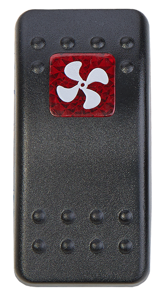 Extractor Fan Indicator Led Switch Cover For Switch 90018/ 90019/ 90020/ 90021