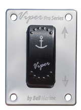 LED Up/Down Momentary Anchor Switch & Polished Stainless Steel Face Plate