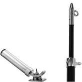 Outrigger Multidirectional Bundle Deck Mount For 2 Stage Pole