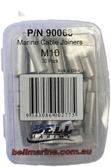 Cable Joiners M10 Tinned Copper - 30 Pack
