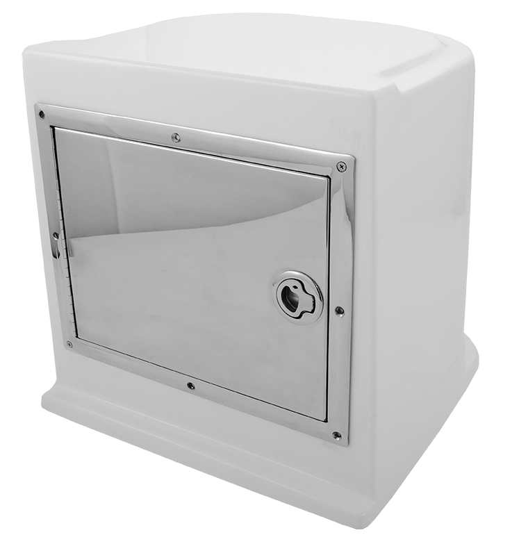 Fibreglass Seat Base Plus S/S Tackle Box