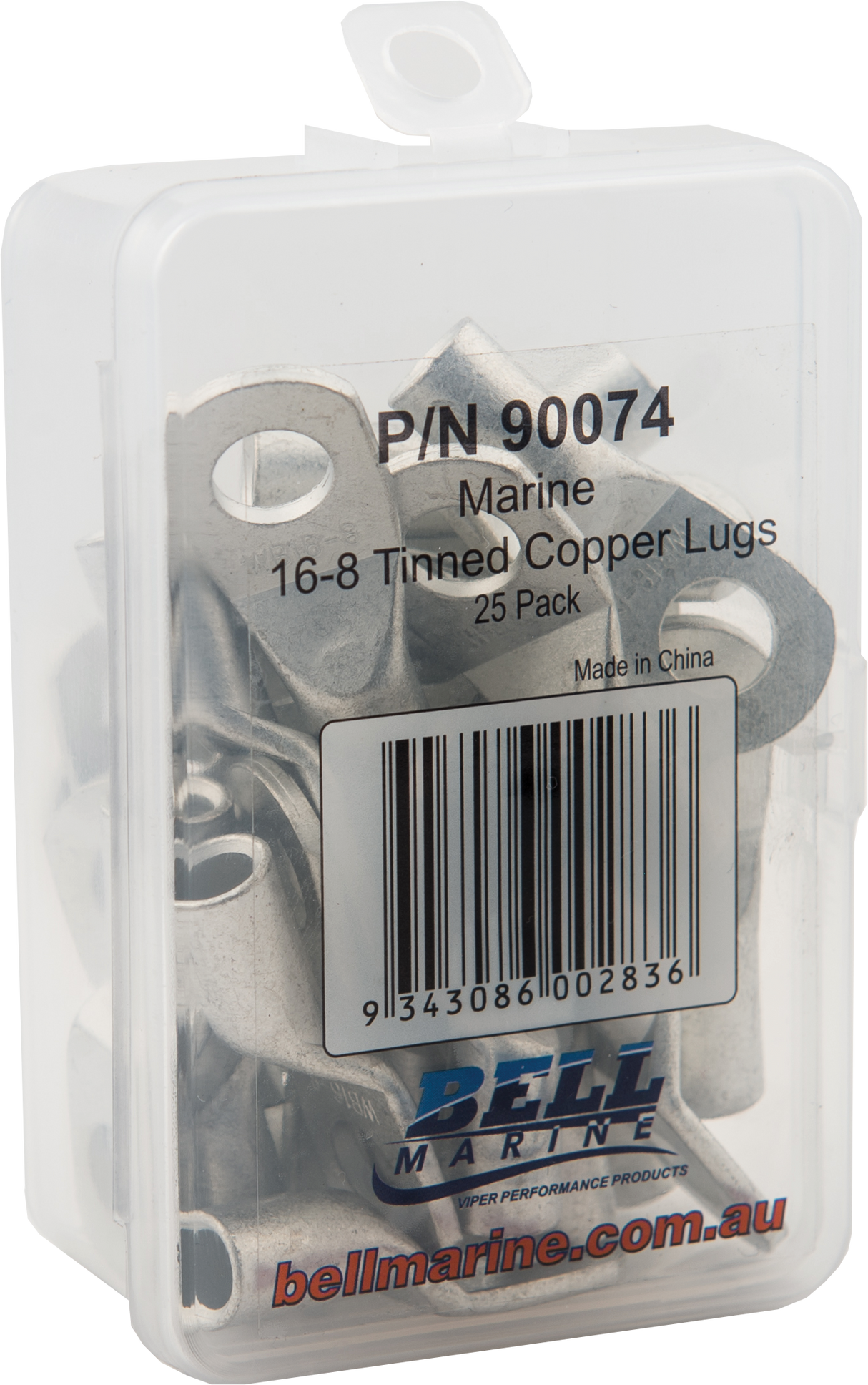 Tinned Copper Lug 16-8mm - 25 Pack