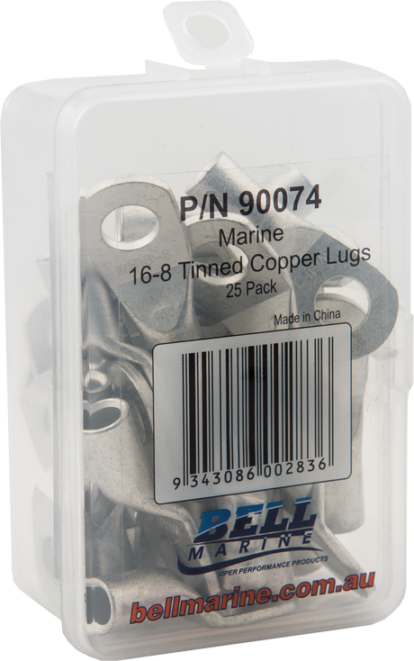 Tinned Copper Lug 16-8mm - 25 Pack