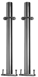 Viper Fibreglass Removable Bait Board Legs & Fittings - 420mm Long
