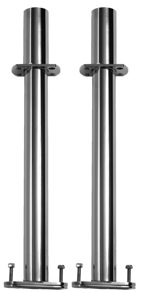 Viper Fibreglass Removable Bait Board Legs & Fittings - 420mm Long