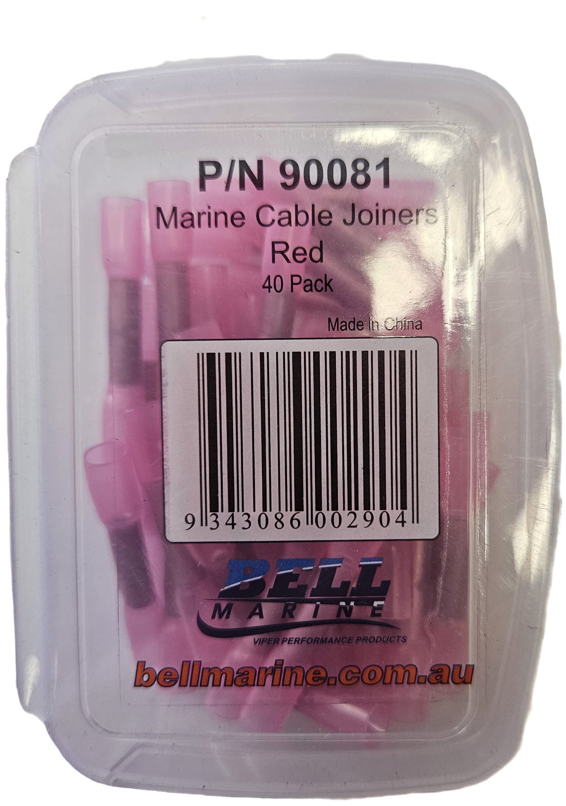 Marine Glue Lined Cable Joiner Red - 2.5-3mm - 40 Pack