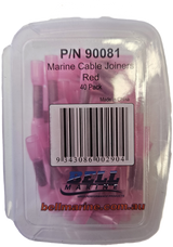 Marine Glue Lined Cable Joiner Red - 2.5-3mm - 40 Pack