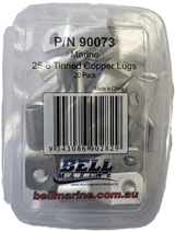 Tinned Copper Lug 25-6mm - 20 Pack