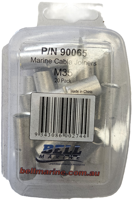 Cable Joiners M35 Tinned Copper - 20 Pack